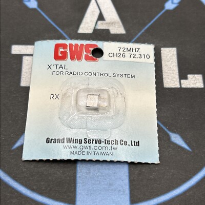 Grand Wing Servo. GWS. X'Tal / Micro Crystal. Channel 26 72.310