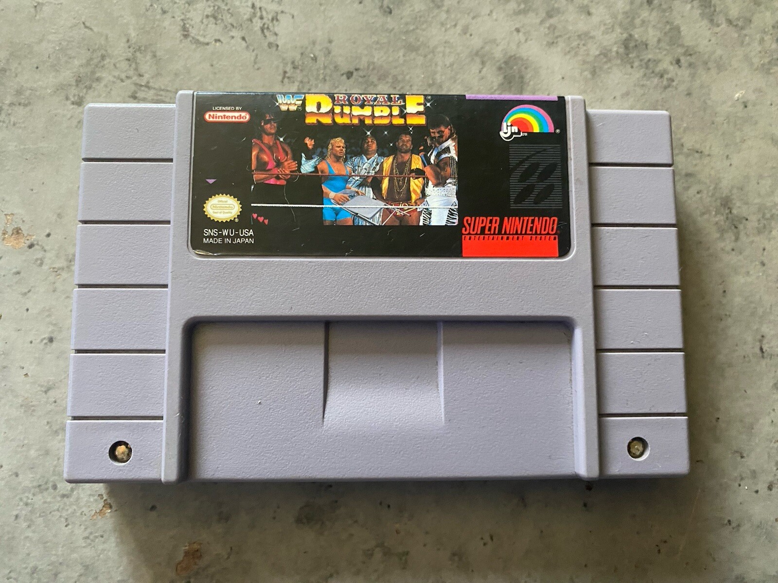 Super Nintendo SNES WWF Royal Rumble Tested Working Authentic
