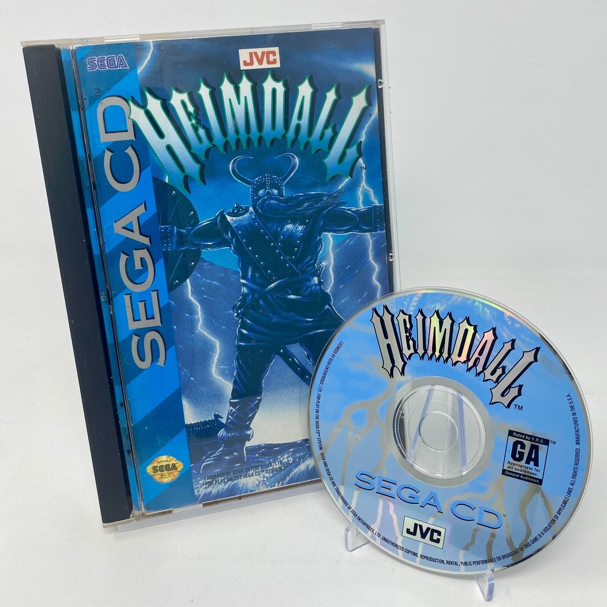 Heimdall (Sega CD, 1994) Complete in Case with Registration Card