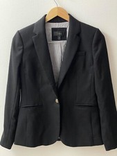 JCrew Campbell wool Blazer with Gold buttons in Black Size 4