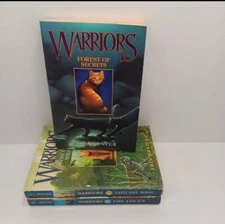 Warriors Bulk Lot x 3 Paperback Books 1 2 and 3 see description for titles