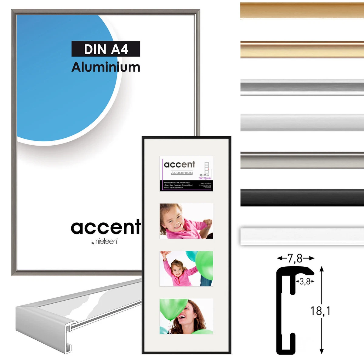 Cornice portafoto piccola in aregnto sagomata 4x6 stile Millerighe in