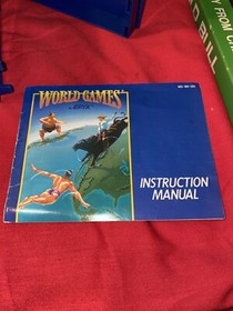 World Games (Nintendo Entertainment System NES) Cart And Manual GOOD Shape