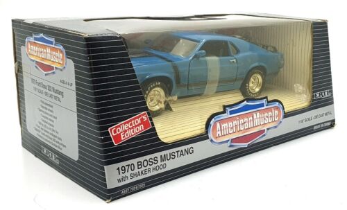 Ertl American Muscle 1/18 Scale Diecast 7325 1970 Boss Mustang with Shaker Hood - Picture 5 of 5