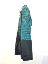 Kids Hoodie Jacket by Russell Size Large 10/12 Green and Black