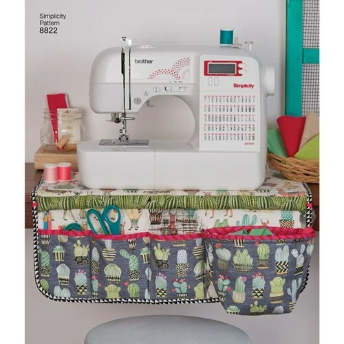 Simplicity Sewing Pattern 8822 Sewing Room Accessories Machine Cover Sewing Mat - Picture 4 of 9