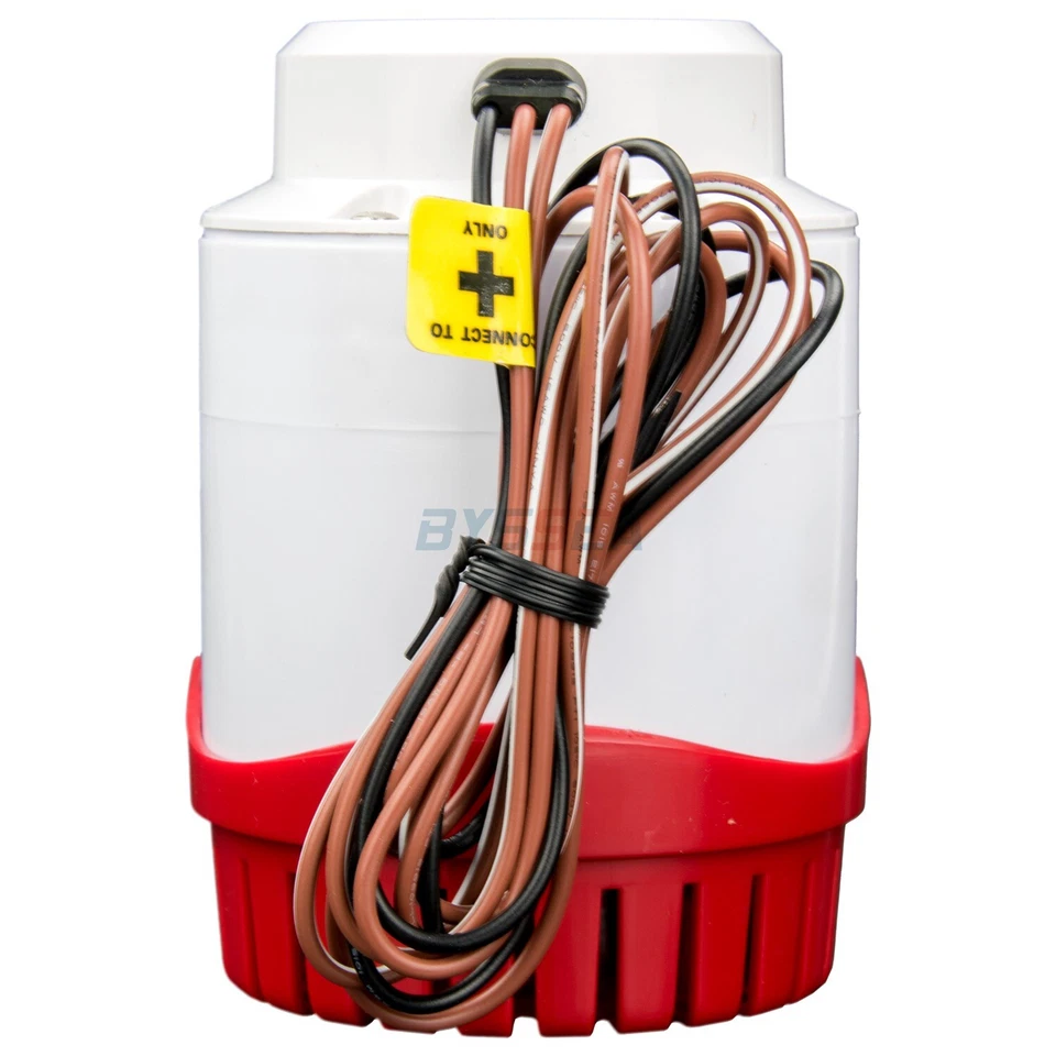 Pompa di sentina automatica barca pompa acqua marina 12 V 2000 GPH - Immagine 3 di 4