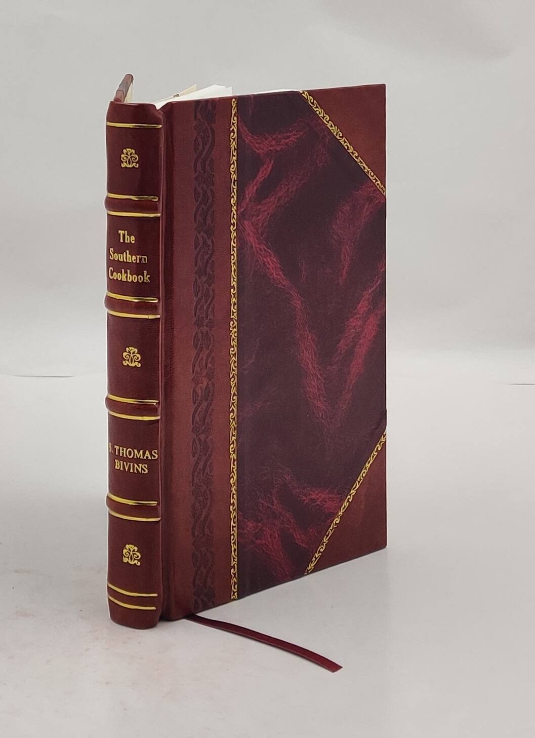 Southern Cookbook – Leather Bound Manual with Recipes & Menus