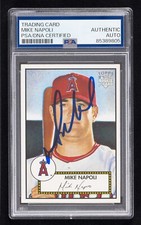 Mike Napoli Signed 2006 Topps '52 Rookies Card #35 (PSA) Los Angeles Angels Auto