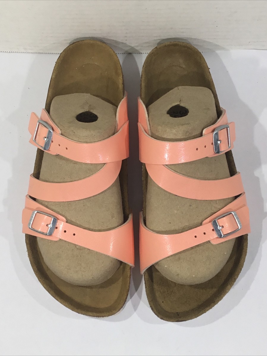 Birkenstock Women's Size EU 38 Narrow Salina Coral Peach Sandals