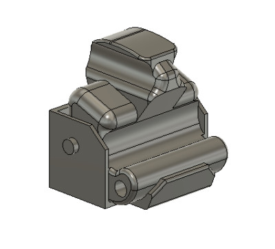 HO Scale Detail Parts - Spare Knuckle Coupler Part (Qty 4)