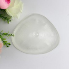 Aqua Clear Bra Enhancer Concave Silicone Breasst Prosthesis Fake Boob Pushup 1pc