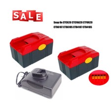 18V volt Snap on Battery CTB6187 CTB6185 CTB4187 CTB4185 Lithium Charger CTC620