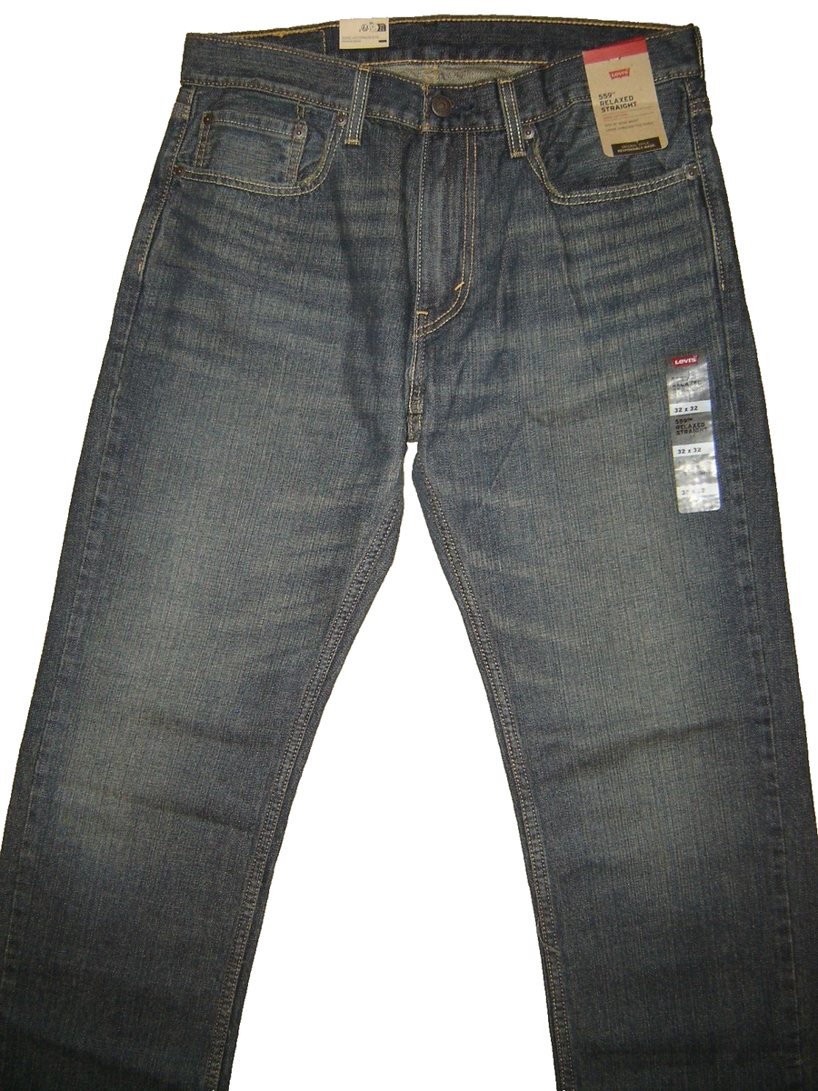 NWT Levi's 559 jeans 32 x 32 Relaxed Straight Fit Retail $80 Style