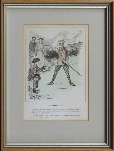 2 prints of golf scenes by David Wilson & Lewis Baumer. - Picture 6 of 10