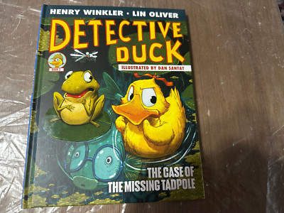Detective Duck signed by Henry''The Fonz'' Winkler, Lin Oliver and Dan Santat