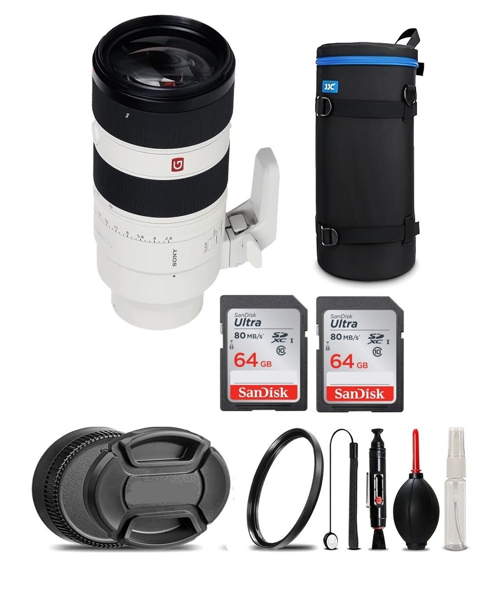 Sony FE 70-200mm f/2.8 GM OSS II Lens + 2 x SanDisk 64 GB Sony FE 70-200mm f/2.8 GM OSS II Lens + 2 x SanDisk 64 GB