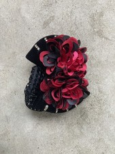 Long willow leaf hair clips Platinum color