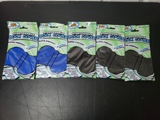 Lot Of 5 Academic Stretchable Book Covers in Blue and Black Colors