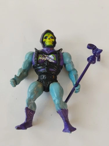 Skeletor Battle Damage Action Figure 1983 Mattel He-Man MOTU Vintage