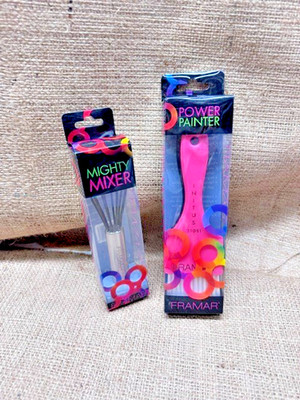 *LOT OF 2* Framar Mighty Mixer  & Power Painter Set *New