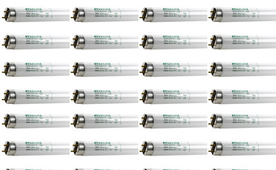 24 PIECES SYLVANIA F15T8/350BL/ECO 21623 15W T8 MEDIUM BI-PIN BLACK LIGHT