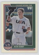 2022 Panini USA Baseball Stars & Stripes Stars Platinum 4/10 Jacob Berry #3 h3a