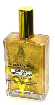 Paris Hilton Gilded Radiance Shimmering Body Oil  Vanilla & Brown Sugar