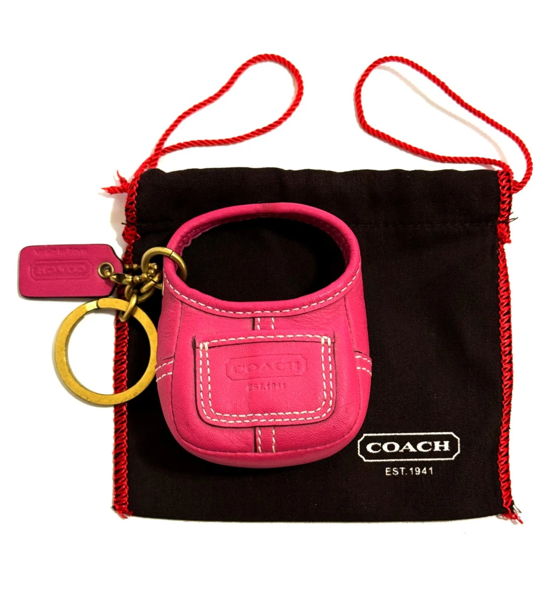 Coach Leather Key Keyrings for Women for sale | eBay