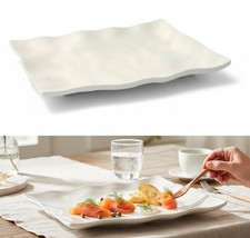 Platter Plate Large Serving Dish Tray Rectangle Plastic Party Salad BBQ 17x13"