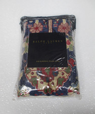 Vintage New Ralph Lauren ORIENTA Navy Floral EURO Sham