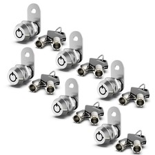 6 Pack Cabinet Locks with Keys, RV Cam Lock 5/8" Keyed Alike, RV Storage Lock...