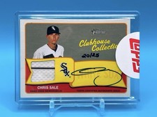 2014 Topps Heritage Clubhouse Collection Relic Autographs  Chris Sale Sealed