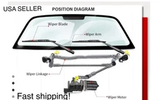 Windshield Wiper Linkage Assembly with Motor for Toyota Corolla 09-13 8515012A70