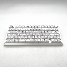 AULA F75 White Wireless TriMode RGB Hot Swappable 2.4GHz Mechanical Keyboard