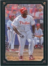 2007 UD Masterpieces Windsor Green #12 Ryan Howard - BB