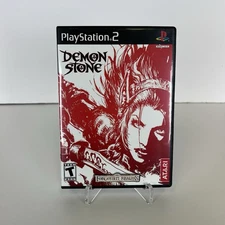 Demon Stone (Sony PlayStation 2, 2004) PS2 Case & Manual + Stickers