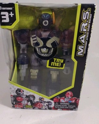 M.A.R.S. CYBOTRONIX 7 IN. MOTORIZED WALKING ROBOT POLAR CAPTAIN D3