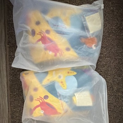June Fox Splash Pad 68'' Kid Sprinkler Toy 4-11 Years Yellow Blue Plastic 2/pack