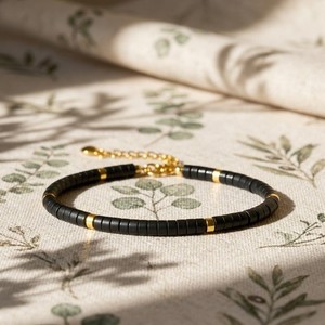 Authentic The Obsidian Anchor Heishi Talisman