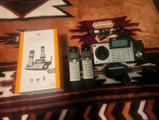 AT T 2 Handset Cordless Answering System W/ Dual Caller ID/CALL Waiting Cordless