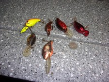 K73 odd fishing lure lot crankbaits great odd colors