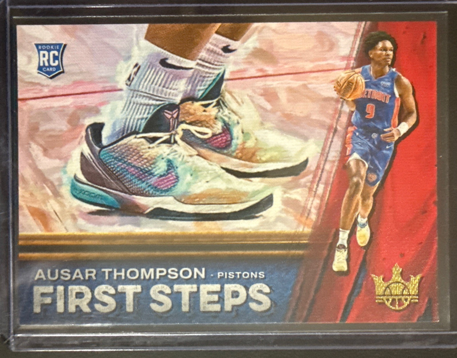 2023-24 Panini Court Kings - First Steps Ausar Thompson RC - Pistons