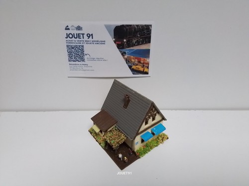 VOLLMER ECHELLE Z. REF 57176. MAQUETTE MAISON DE VACANCES. STORES BLEUS  | Zustand: Occasion