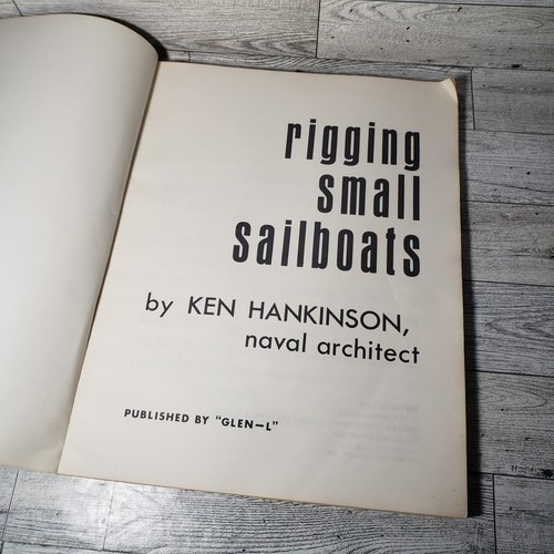 Takelage kleine Segelboote Ken Hankinson 1976 Druck PB Nautical Boating - Bild 5 von 11