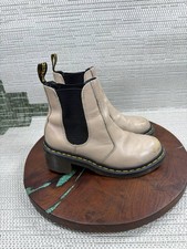 Botas Chelsea Dr. Martens Mujer Talla 7 Cadencia Cuero Wanama Natural Pull On