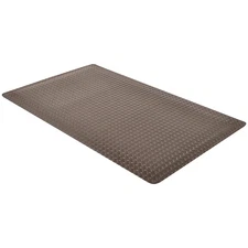 Notrax Antifatigue Mat Diamond Plate 2x3 Ft Black Beveled Edge Vinyl Floor