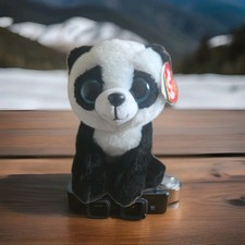 Retired Ty Beanie Boo, Bamboo The Panda, Excellent Condition, With Tag