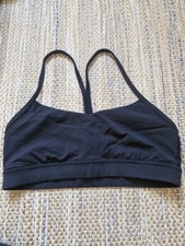 Womems Lululemon Flow Y Bra Size 8 Black