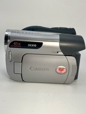 Canon DC410 Mini DVD Camcorder Video Camera LCD Screen 41x Zoom Works W/battery